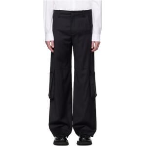 Heliot Emil Men's Black Ferro Tailored Cargo Pants Size XXL